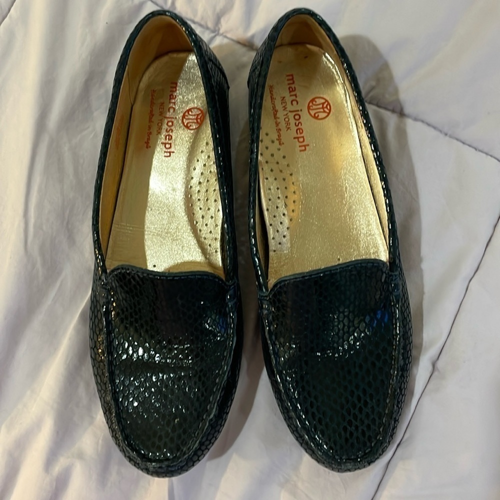Marc Joseph New York Navy Snake Loafer